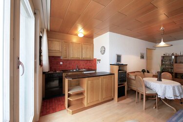 Küche mit Esszimmer - Wohnung - Engelberg
