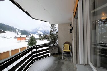 Balkon Blick Richtung West - Wohnung - Engelberg