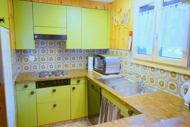 Küche mit Geschirrspüler - Wohnung - Wirzweli