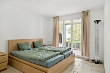 Schlafzimmer mit Platz bis zu 4 Betten - Wohnung - Engelberg